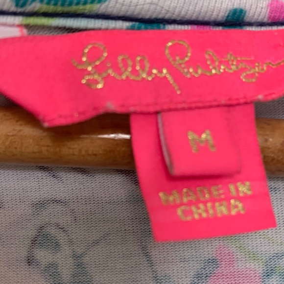 Lilly Pulitzer Pink and Gold Dress - Picture 2 of 4